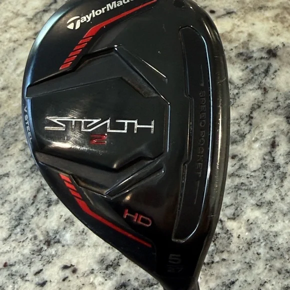 Taylor MadeStealth 2 HDRescue 5Hybrid FujikuraNX 50 R handed Winn Oversized Grip - Picture 2 of 12